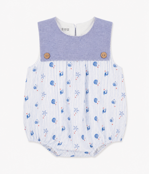Ranita infantil estampada con motivos marinos - BBZ Creaciones