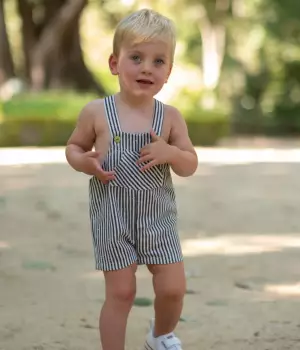 Peto corto de rayas para niño - Vera (25VP15)