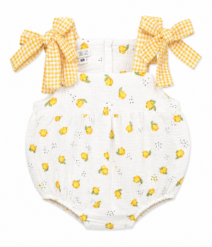 Ranita de Bebé Estampado de Limones con Lazos Vichy – BBZ Creaciones